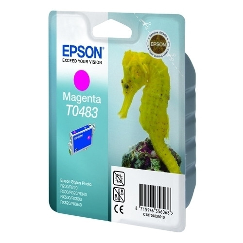 Epson T0483 cartucho de tinta magenta (original) C13T04834010 900772 - 1