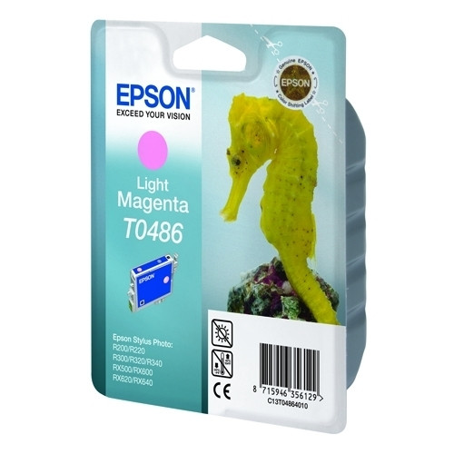 Epson T0486 cartucho magenta claro (original) C13T04864010 900753 - 1