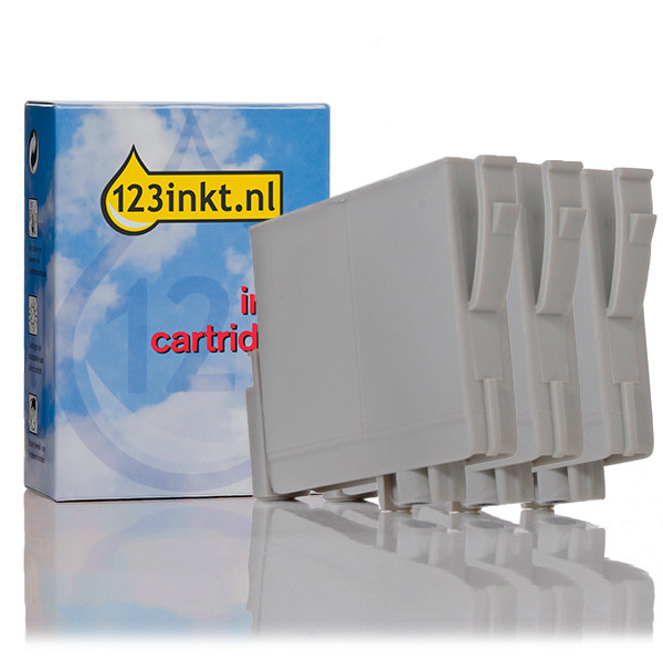 Epson T048 cartuchos de tinta (marca 123tinta) | Pack negro + 5 colores 127077 - 1