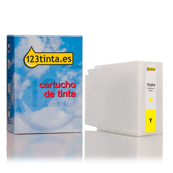 Epson T04A4 cartucho amarillo XXXL (marca 123tinta) C13T04A440C 023389 - 1