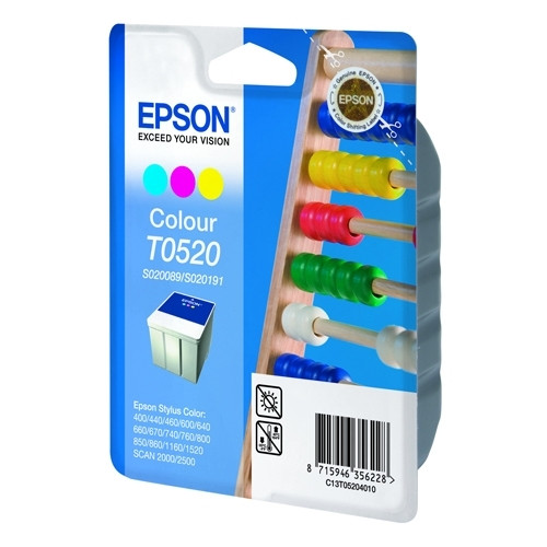 Epson T052 cartucho tricolor (original) C13T05204010 020154 - 1