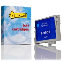 Epson T0552 cartucho de tinta cian (marca 123tinta) C13T05524010C 022871