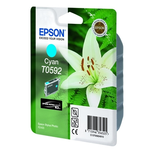 Epson T0592 cartucho de tinta cian (original) C13T05924010 022955 - 1
