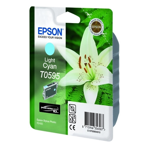 Epson T0595 cartucho cian claro (original) C13T05954010 022970 - 1