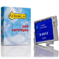 Epson T0612 cartucho de tinta cian (marca 123tinta) C13T06124010C 023007