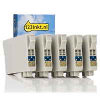 Epson T0711H, T1002, T1003, T1004 x2 cartucho de tinta negro + 3 color (marca 123tinta) C13T07114H10C C13T10024010C C13T10034010C C13T10044010C 127009