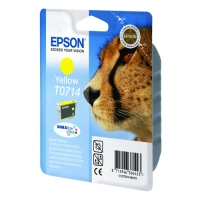 Epson T0714 cartucho de tinta amarillo (original) C13T07144011 C13T07144012 900664