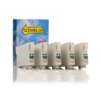 Epson T0715 multipack 2x negro + 3 colores (marca 123tinta)  160849