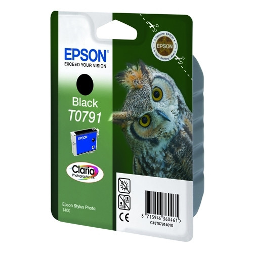 Epson T0791 Cartucho de tinta negro (Epson T079140) C13T07914010 902472 - 1