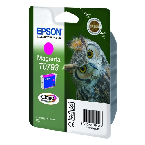 Epson T0793 cartucho de tinta magenta (original) C13T07934010 023130 - 1