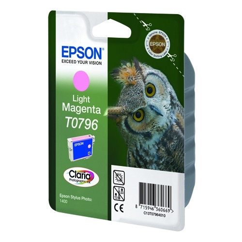 Epson T0796 cartucho magenta claro (original) C13T07964010 023160 - 1