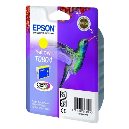 Epson T0804 cartucho de tinta amarillo (original) 902503 - 1