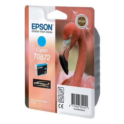 Epson T0872 cartucho de tinta cian (original) C13T08724010 902630 - 1