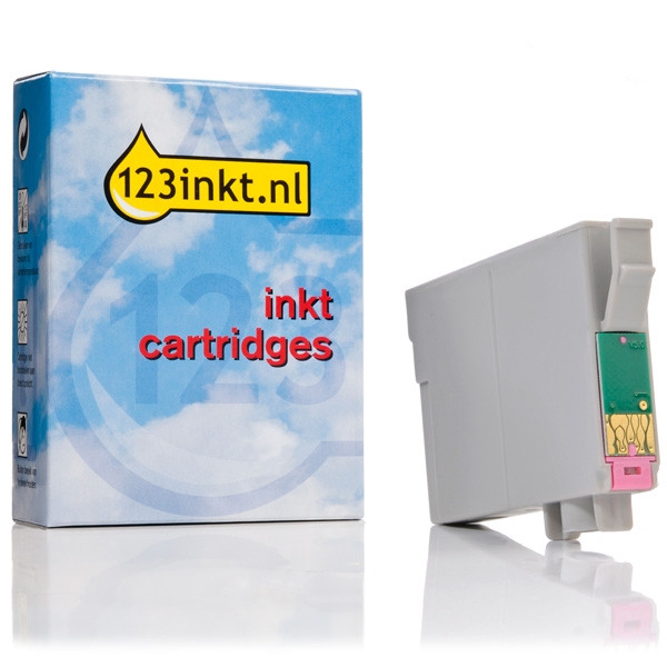 Epson T0873 cartucho de tinta magenta (marca 123tinta) C13T08734010C 023307 - 1