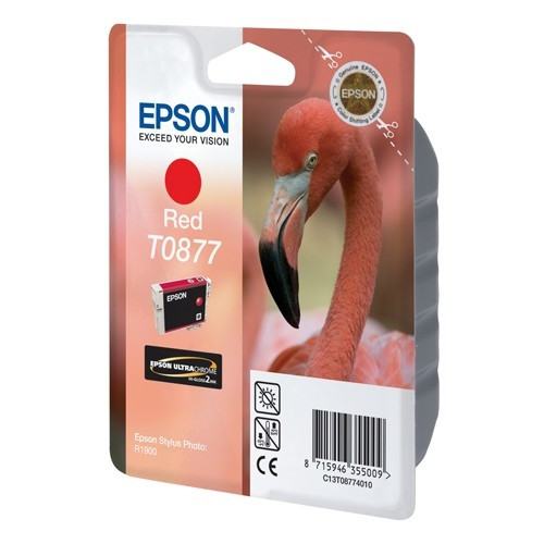 Epson T0877 cartucho rojo (original) C13T08774010 023310 - 1