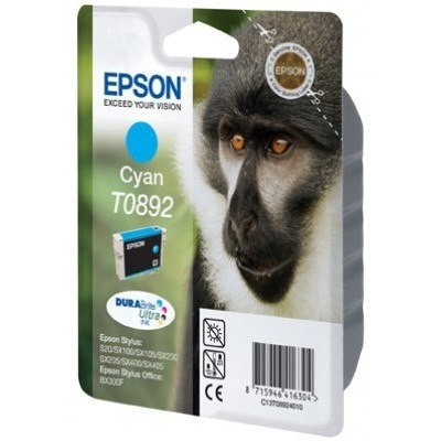 Epson T0892 cartucho de tinta cian (original) C13T08924011 901989 - 1