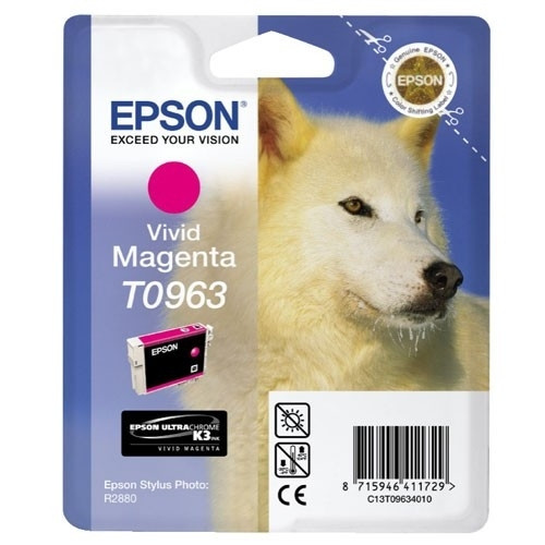 Epson T0963 cartucho magenta vivo (original) C13T09634010 023330 - 1