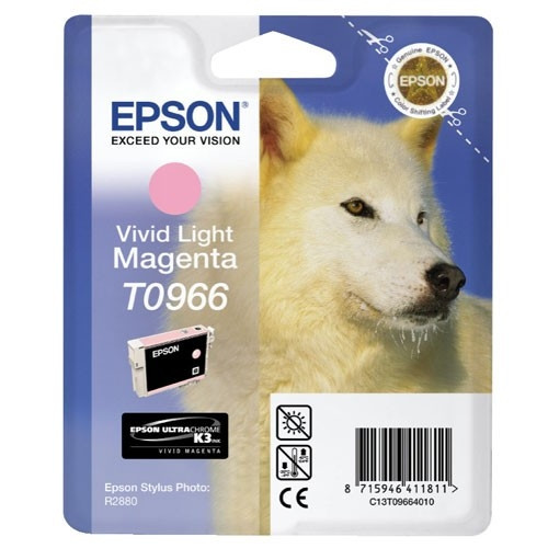 Epson T0966 cartucho magenta vivo claro (original) C13T09664010 023336 - 1