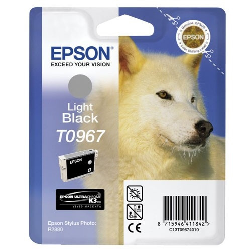 Epson T0967 cartucho negro claro (original) C13T09674010 023338 - 1