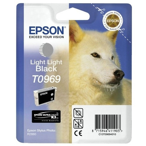 Epson T0969 cartucho gris claro (original) C13T09694010 023342 - 1