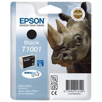 Epson T1001 cartucho de tinta negro (original) C13T10014010 026218 - 1