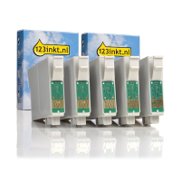 Epson T1285 multipack 2x negro + 3 colores (marca 123tinta)  160850