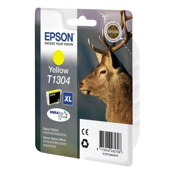 Epson T1304 cartucho de tinta amarillo XXL (original) C13T13044010 C13T13044012 C13T13044020 902017 - 1