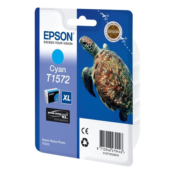 Epson T1572 cartucho de tinta cian (original) – imagen 2
