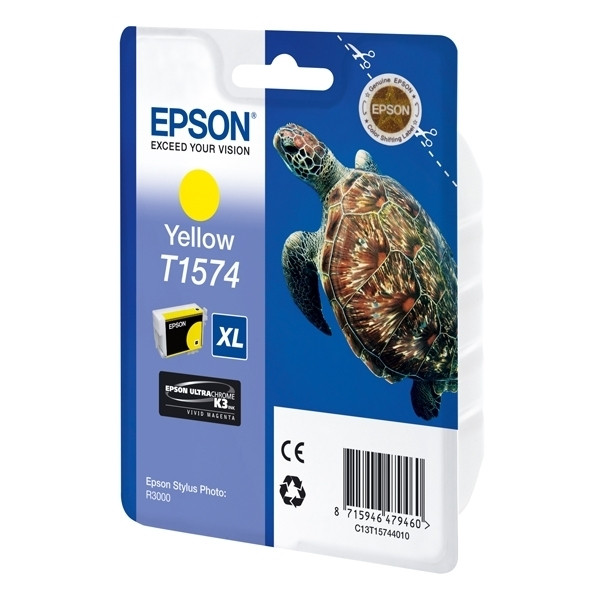 Epson T1574 cartucho de tinta amarillo (original) C13T15744010 902643 - 1
