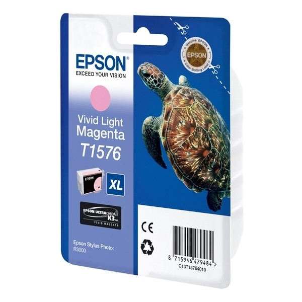 Epson T1576 cartucho magenta vivo claro (original) C13T15764010 026364 - 1