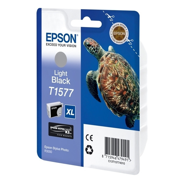 Epson T1577 cartucho negro claro (original) – imagen 2