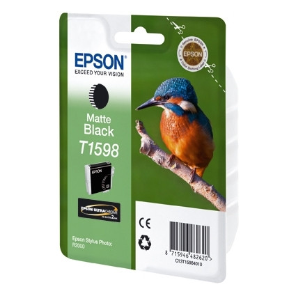 Epson T1598 cartucho de tinta negro mate (original) C13T15984010 026396 - 1