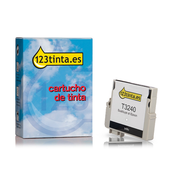 Epson T3240 cartucho optimizador de brillo (marca 123tinta) C13T32404010C 026933 - 1