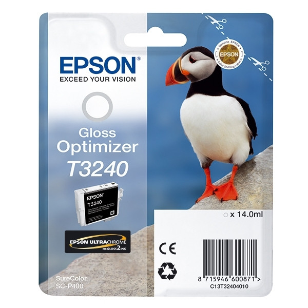 Epson T3240 cartucho optimizador de brillo (original) C13T32404010 026932 - 1