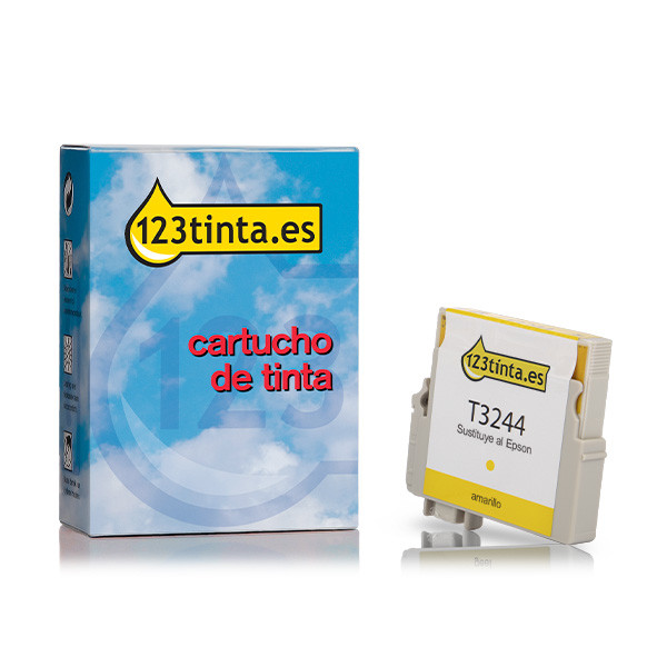 Epson T3244 cartucho de tinta amarillo (marca 123tinta) C13T32444010C 026941 - 1