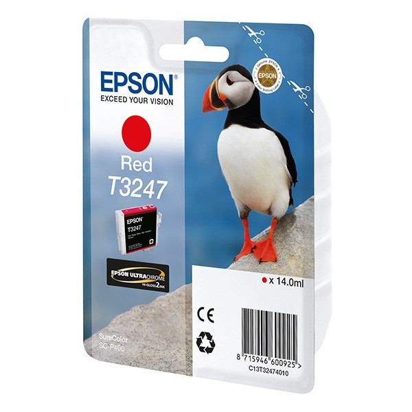Epson T3247 cartucho rojo (original) C13T32474010 026942 - 1