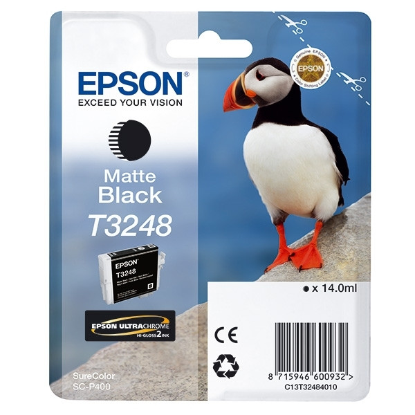 Epson T3248 cartucho de tinta negro mate (original) – imagen 2