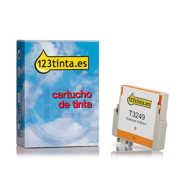 Epson T3249 cartucho naranja (marca 123tinta) C13T32494010C 026947 - 1