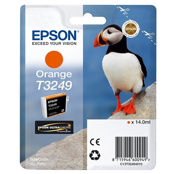 Epson T3249 cartucho naranja (original) C13T32494010 026946 - 1