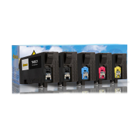 Epson T40C cartuchos de tinta (marca 123tinta) | Pack 2 negros + 3 colores 160833