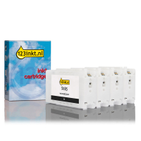 Epson T41R cartuchos de tinta (marca 123tinta) | Pack negro + 3 colores