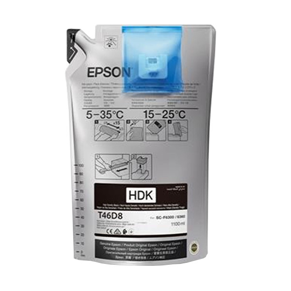 Epson T46D840 cartucho de tinta negro (original) C13T46D840 083466 - 1