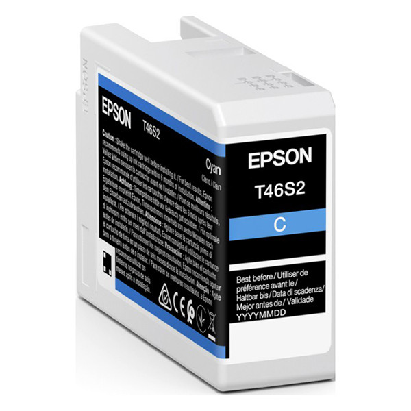 Epson T46S2 cartucho de tinta cian (original) C13T46S200 083492 - 1
