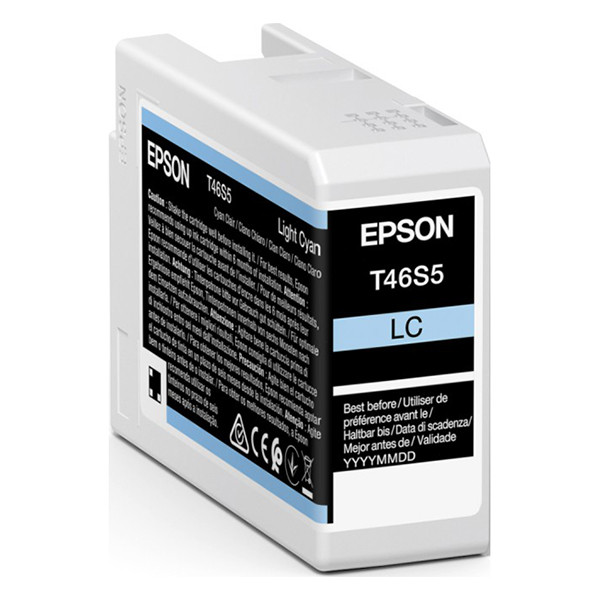Epson T46S5 cartucho cian claro (original) C13T46S500 083498 - 1