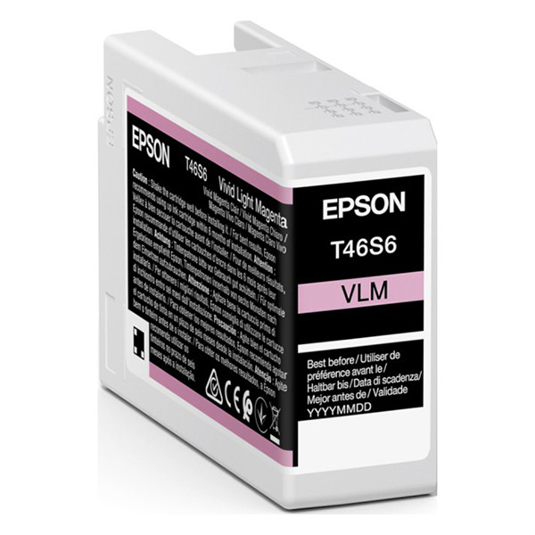 Epson T46S6 cartucho magenta claro (original) C13T46S600 083500 - 1