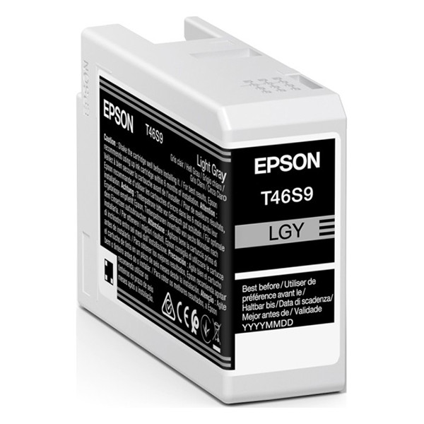 Epson T46S9 cartucho gris claro (original) C13T46S900 083504 - 1