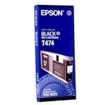 Epson T474 cartucho de tinta negro (original) C13T474011 025200 - 1