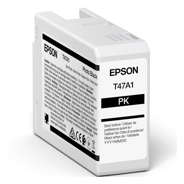 Epson T47A1 cartucho de tinta negro foto (original) – imagen 2