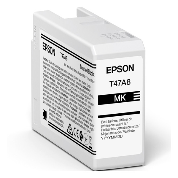 Epson T47A8 cartucho de tinta negro mate (original) C13T47A800 083508 - 1