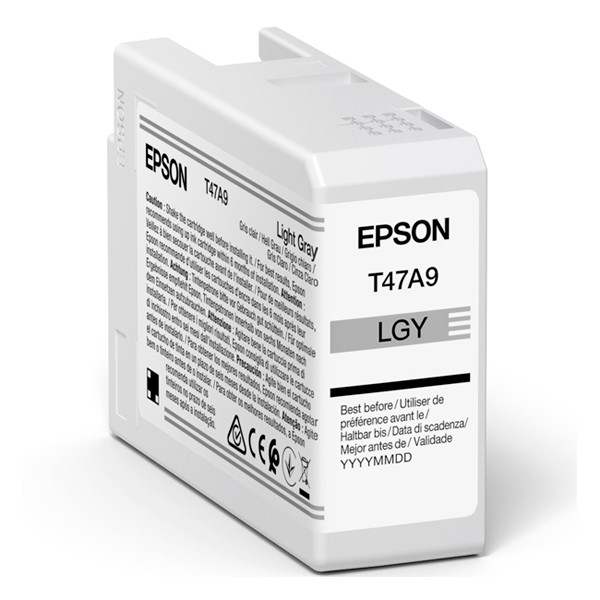 Epson T47A9 cartucho de tinta gris claro (original) C13T47A900 083524 - 1